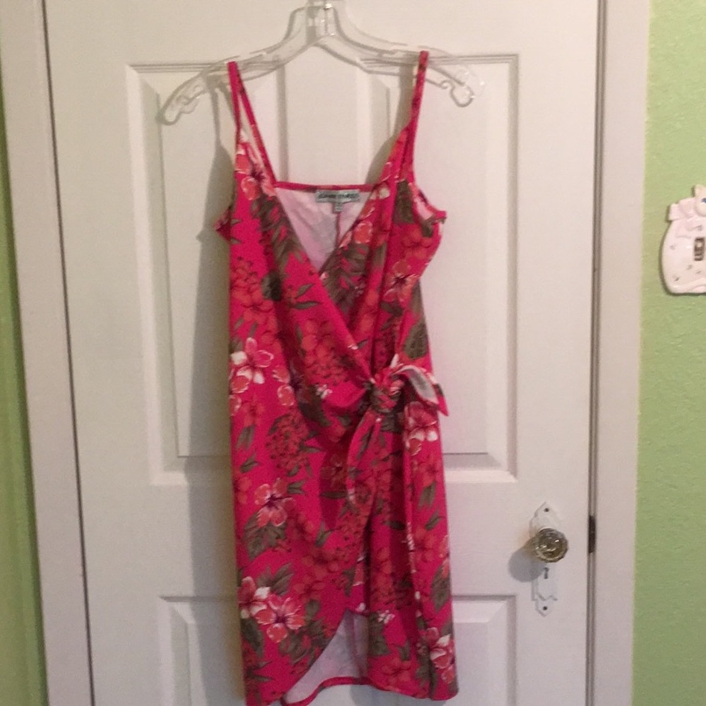 New cute mini dress pink size 10